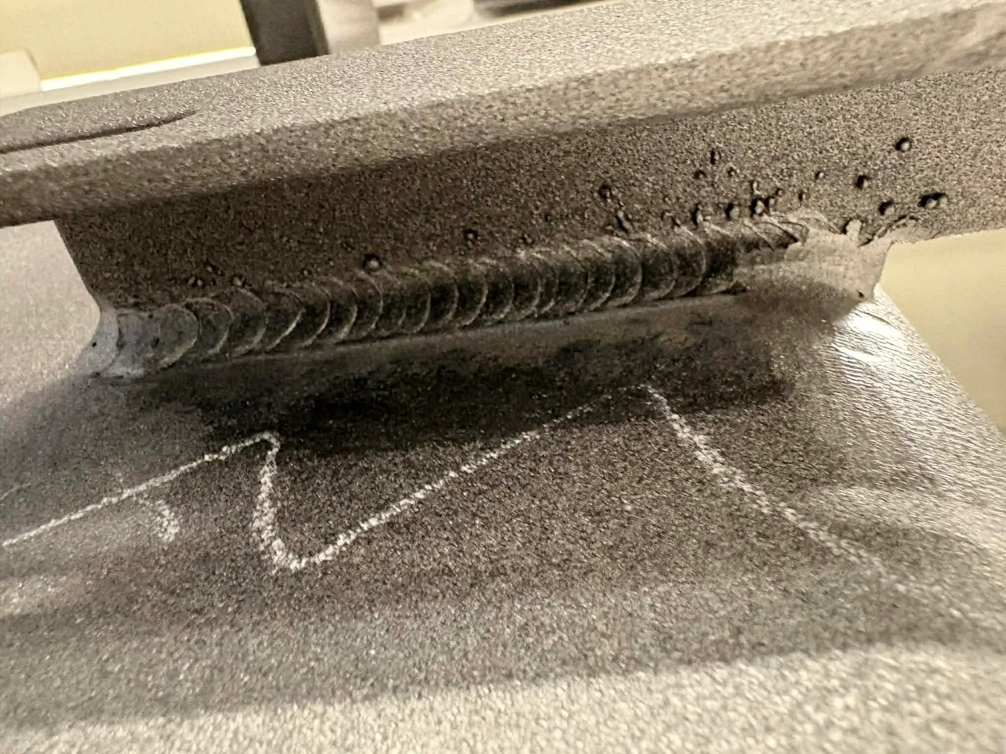 Kontrola profilu powierzchni po śrutowaniu